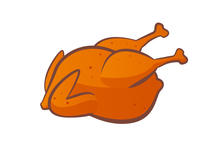 roasted chicken clipart free - photo #5