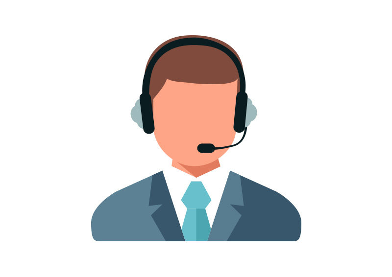 call-center-operator-flat-vector-icon