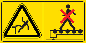 Warning factory signs