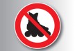 No roller skates allowed free vector sign