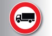 No trucks allowed sign