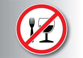 No food drink sign free vector illustration thumb