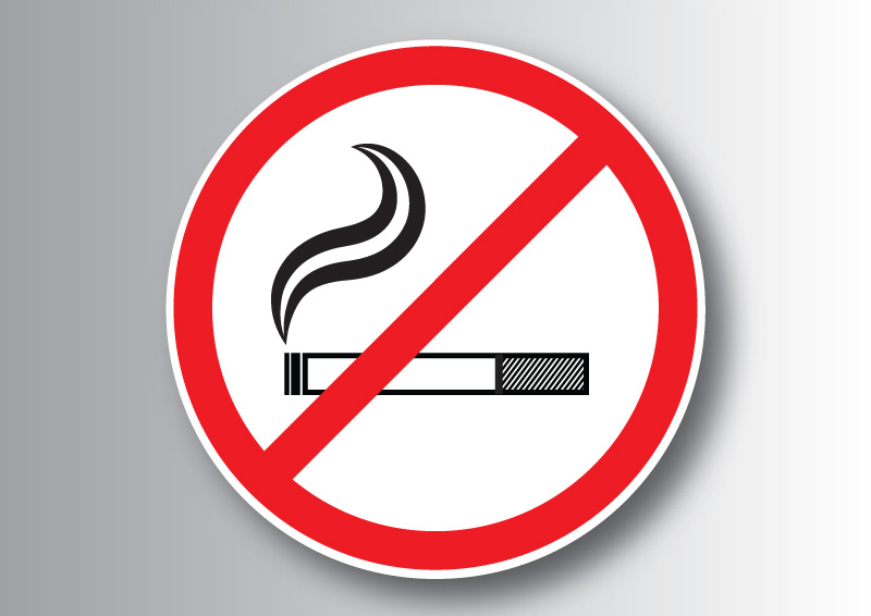 cool no smoking symbol