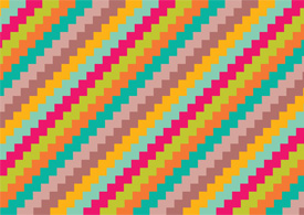 Colorful zig zag pattern background