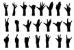 22 female hand gestures - thumb