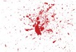 Grunge blood splatters free vector art - thumb