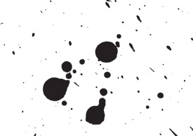 Ink splatters free vector art - thumb