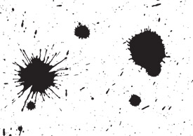 Paint splatters free vector image - thumb