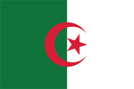 Free vector flag of Algeria