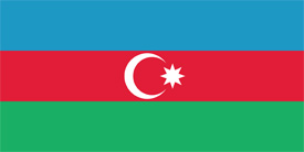 Free vector flag of Azerbaijan
