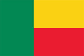 Free vector flag of Benin