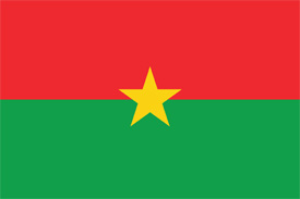 Free vector flag of Burkina Faso
