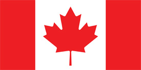 Free vector flag of Canada