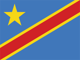 Free vector flag of Congo