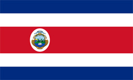 Free vector flag of Costa Rica