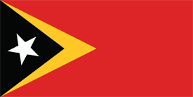 Free vector flag of East Timor