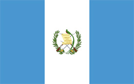 Free vector flag of Guatemala