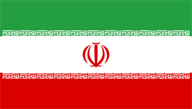 Free vector flag of Iran