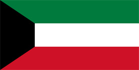 Free vector flag of Kuwait