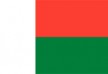 Free vector flag of Madagascar