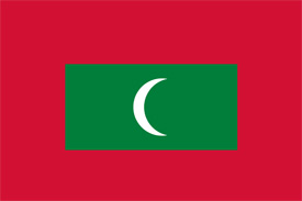 Free vector flag of Maldives