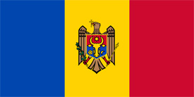 Free vector flag of Moldova