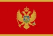 Free vector flag of Montenegro