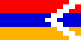 Free vector flag of Nagorno Karabakh