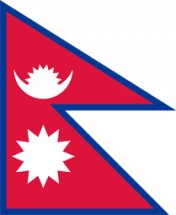 Free vector flag of Nepal