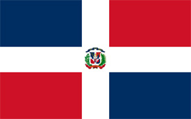 Free vector flag of Dominican Republic