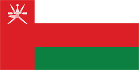 Free vector flag of Oman