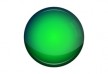 Green Glossy Round Empty Vector Button