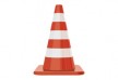 Red and White Traffic Cone