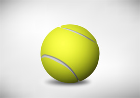 Tennis Ball Vector Ico