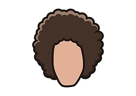 Afro Hair Vector