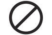 Black Vector Ban Icon