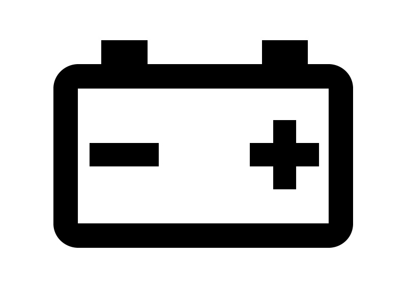 car battery symbol