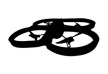Drone Vector Silhouette