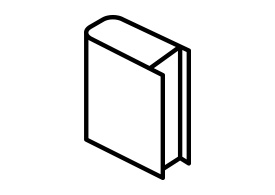 Isometric Outline Book Vector Icon