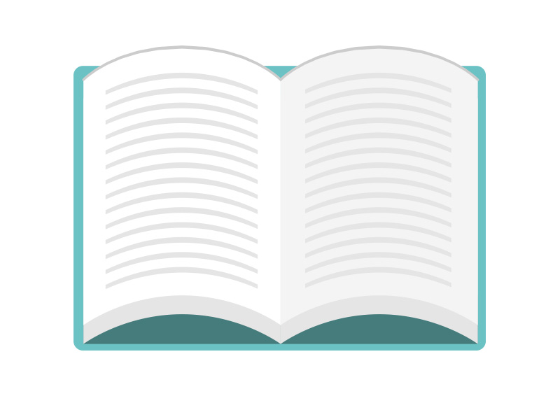 open book vector