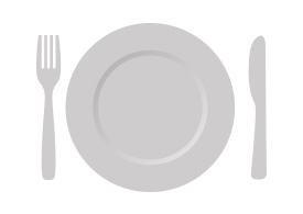 Plate With Cutlery Free Vector