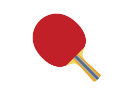 Table Tennis Ping Pong Flat Racket