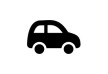 Black Simple Car Icon
