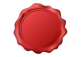 Free Vector Red Wax Seal