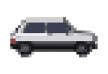 Pixel Art Vector Small Car