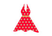 Red Dotted Women Dress