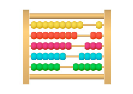 Toy Abacus Counter Free Vector