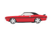 1970 Dodge Challenger Vector Car Illustration