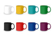 Colorful Set Of Cups