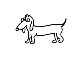 Dog Vector Doodle